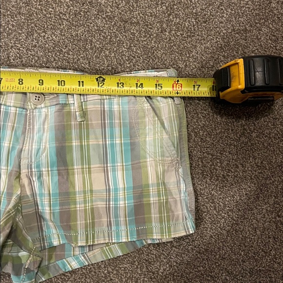 Abercrombie & Fitch Green and Blue  shorts - Picture 5 of 5